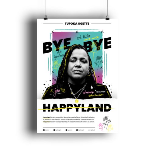 Poster A1 Hochformat "Bye Bye Happyland" - DIN A1 Poster (hochformat)-3